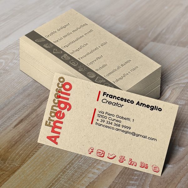 Personal business card